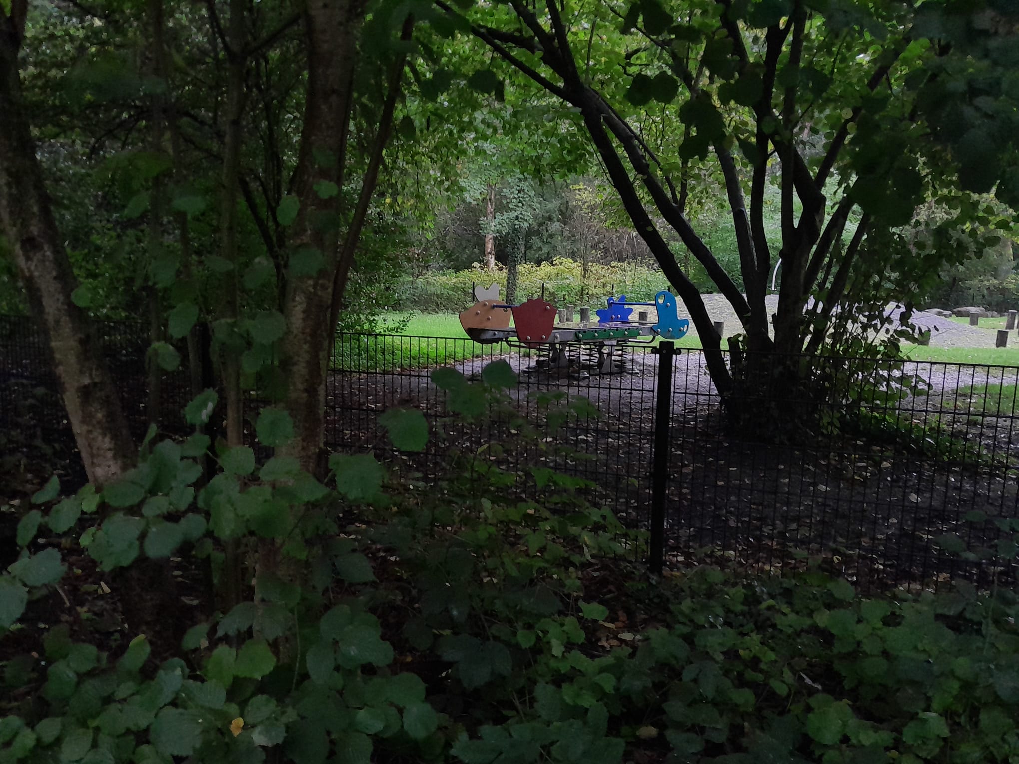 Photo of an empty seesaw